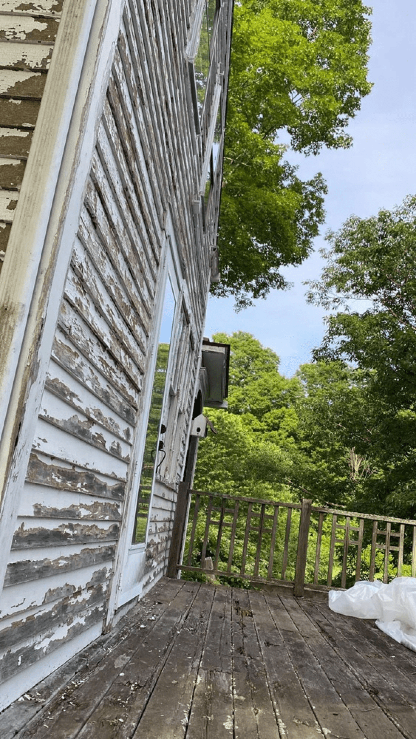 Addition and deck in progress